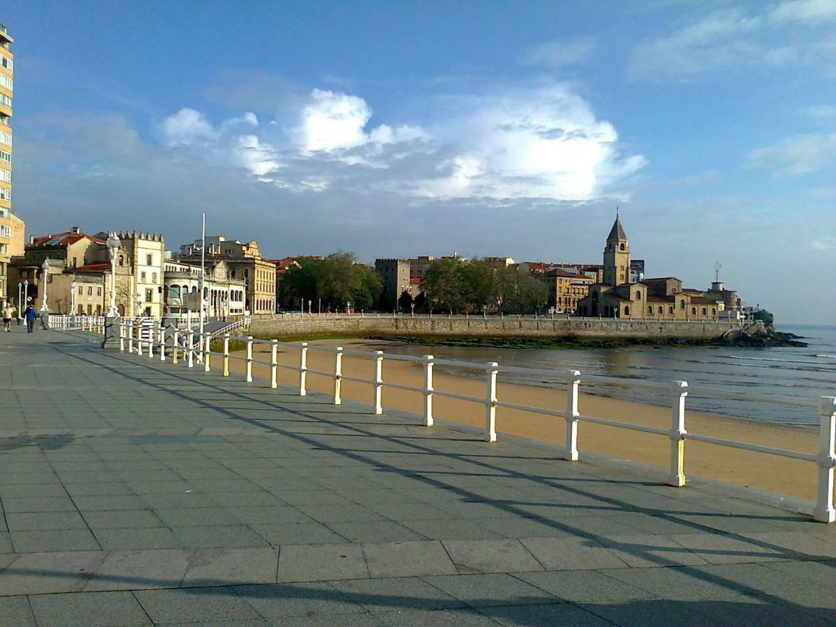 Apartamento Bianca Apartment Gijon Bagian luar foto